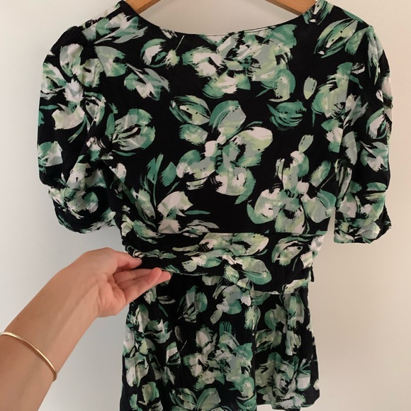 Anthropologie Blouse Ric Rac Small Petite - Picture 7 of 8